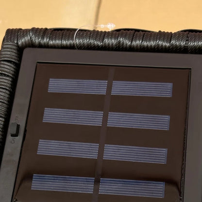 Außenleuchte mit Solarmodul 15,5 x 15,5 x 46 cm