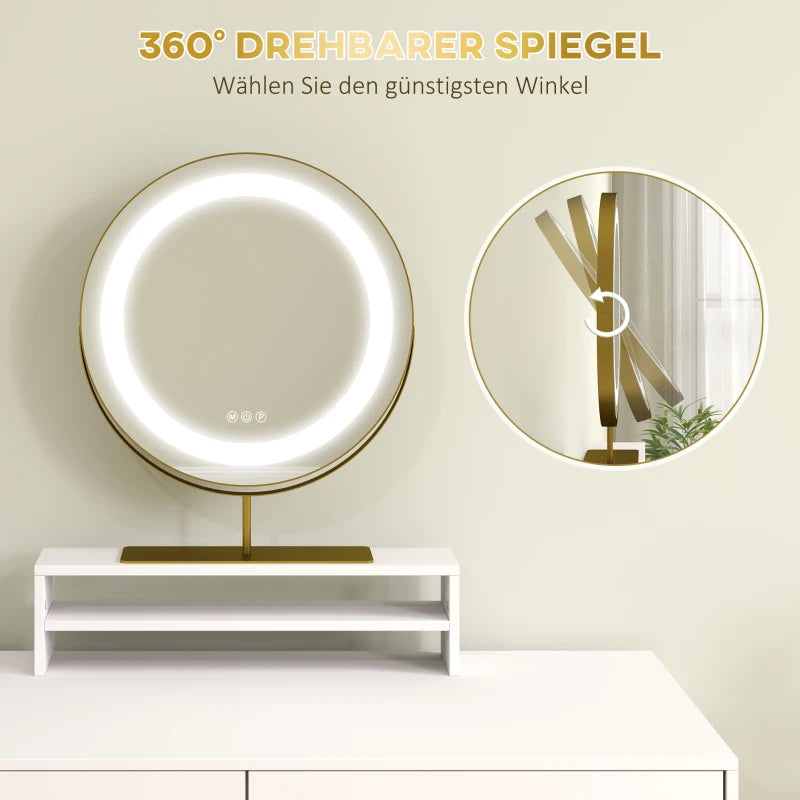 Kosmetiktisch mit 360° Spiegel