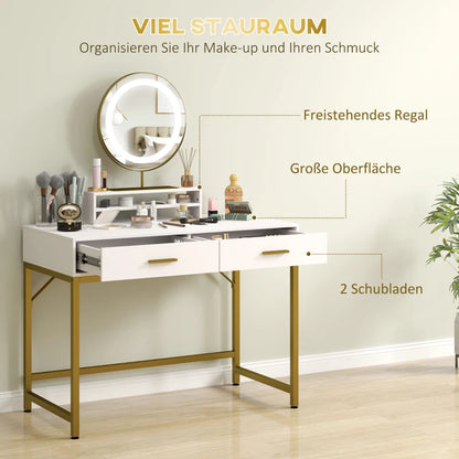 Kosmetiktisch mit 360° Spiegel