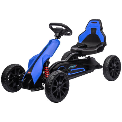 Go Kart Pedal Kinder von 3 bis 8 Jahren Blau