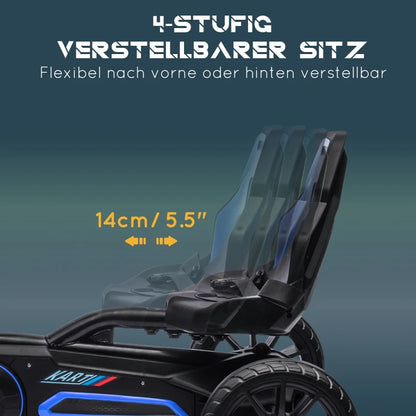 Go Kart Pedal Kinder von 3 bis 8 Jahren Blau