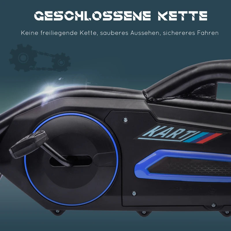 Go Kart Pedal Kinder von 3 bis 8 Jahren Blau