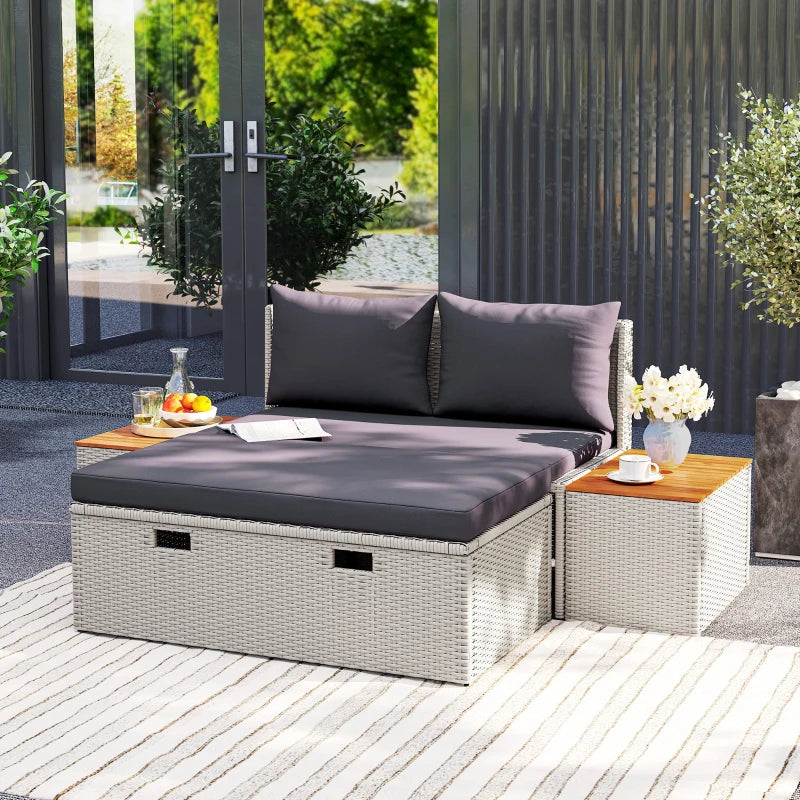 Lounge für 2+Stauraum 125x114x72,5cm