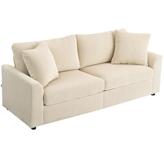 3-Sitzer-Cordsofa 212Bx80Tx88Hcm