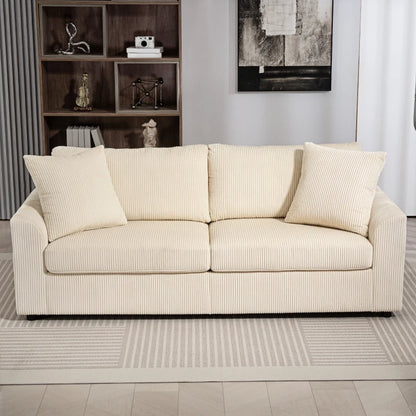 3-Sitzer-Cordsofa 212Bx80Tx88Hcm