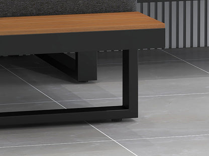 5-tlg. Gartenlounge-Set 148 cm x 61 cm x 71,5cm