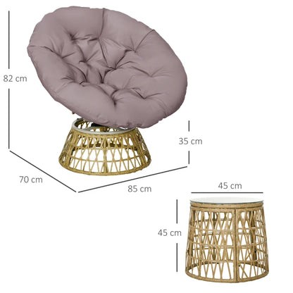 Garten-Sitzgruppen Set 85cmx70cmx82cm