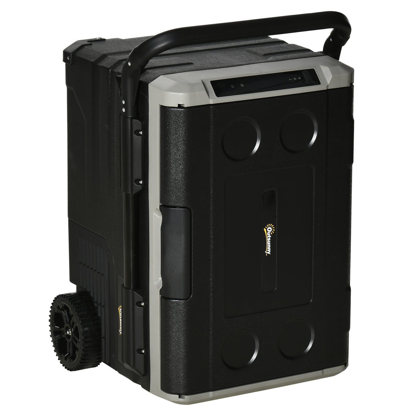 Kühlbox Auto 40L mit LED-Beleuchtung 12/24V DC und 110-240V AC