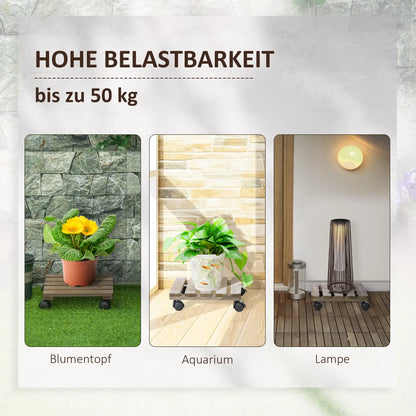 2er-Set Pflanzenroller 30x30cm