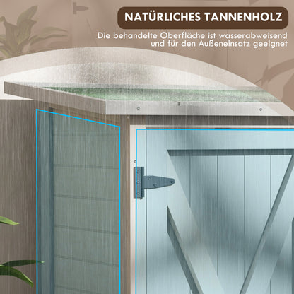 Gartenschrank 110 x 55 x 117 cm