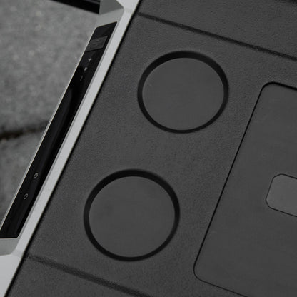 Kühlbox Auto 40L mit LED-Beleuchtung 12/24V DC und 110-240V AC