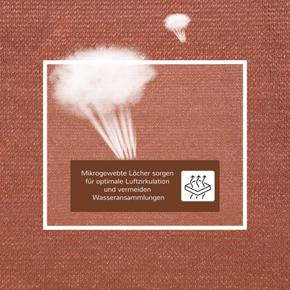 Sonnensegel Rot 3 x 4m