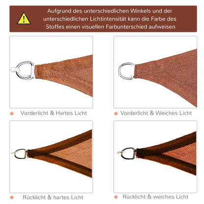 Sonnensegel Rot 3 x 4m