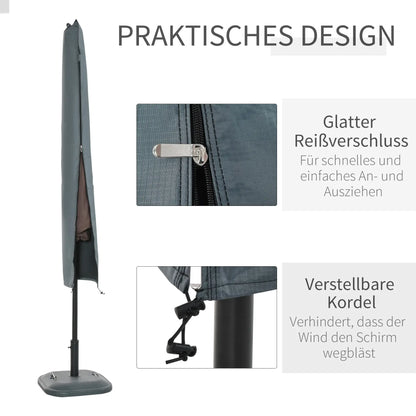 Sonnenschirm Schutzhülle wetterfeste 178x25/35cm
