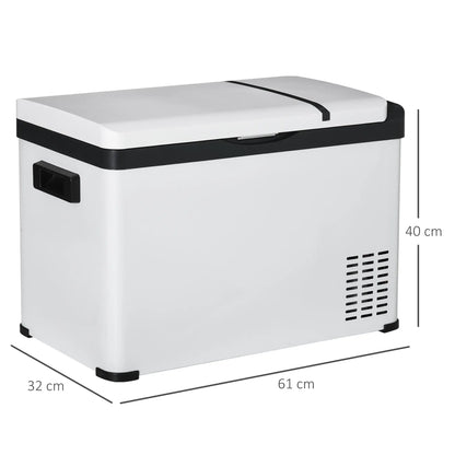 Kühlbox Auto 30L mit LCD-Anzeige ä12/24V DC und 110-240V AC