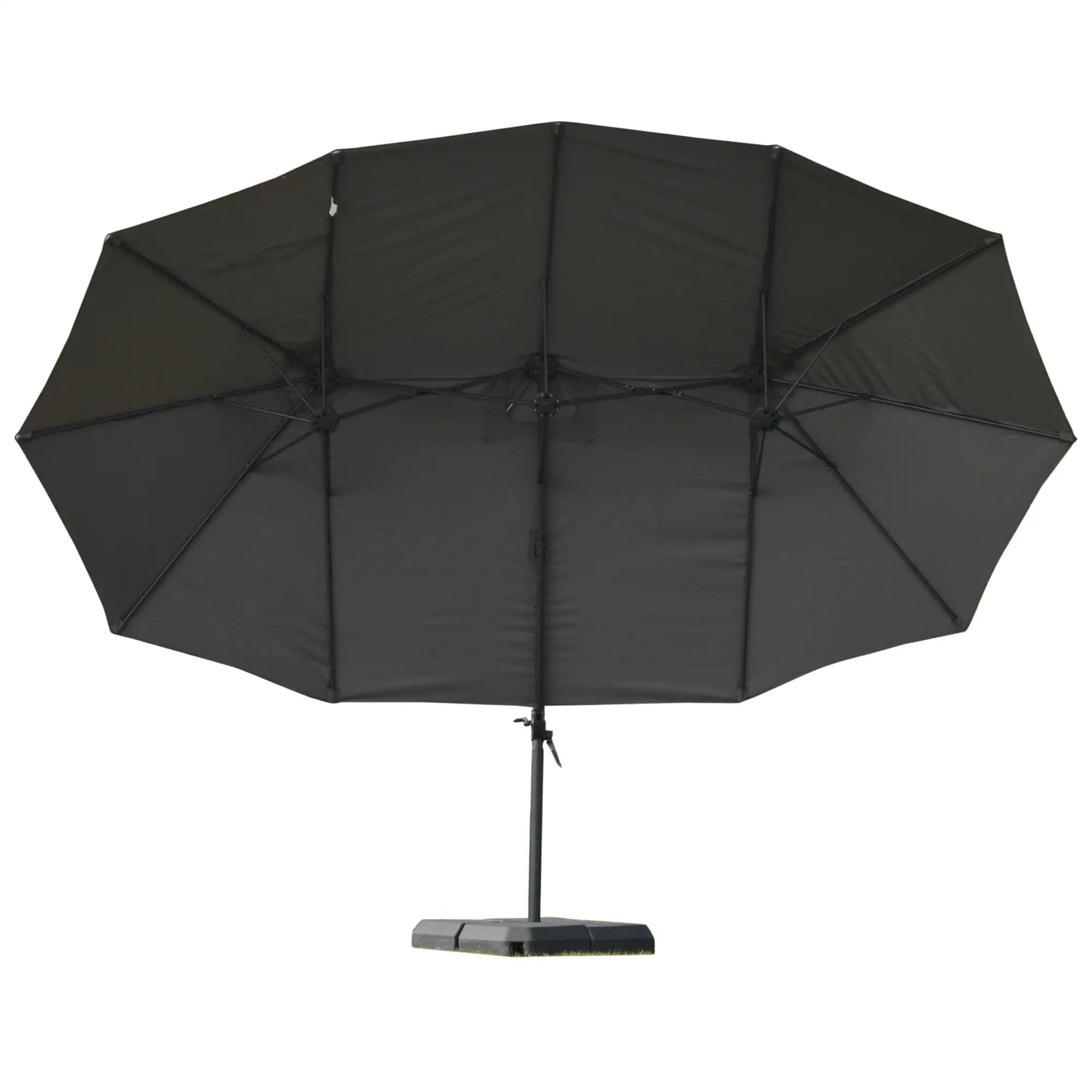 Doppelsonnenschirm Ampelschirm 440 x 270 x 250cm