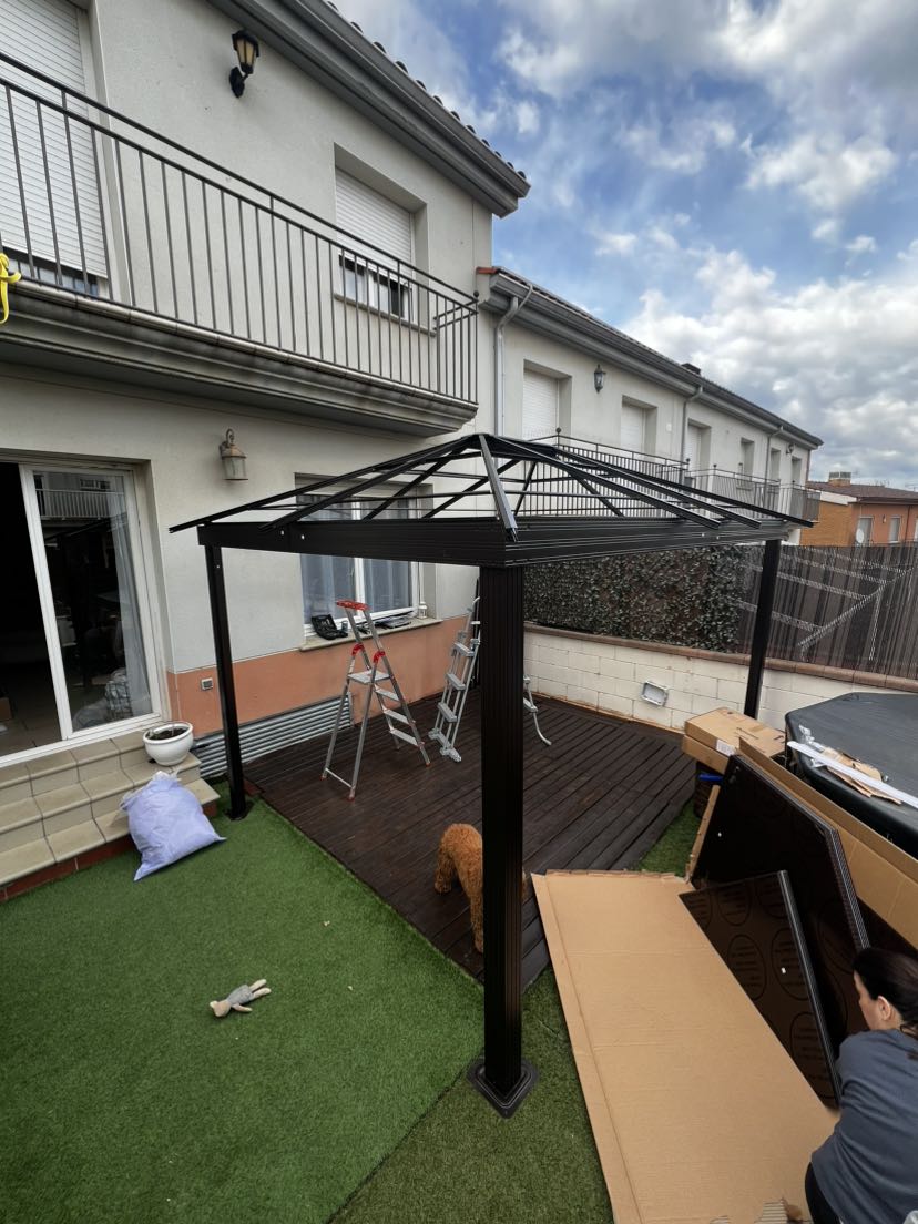 Hardtop-Pavillon, 3,6 x 3 x 2,6m