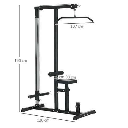 Kraftstation Multifunktionale Fitnessstation 107x120x190cm