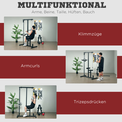 Kraftstation Multifunktionale Fitnessstation 107x120x190cm