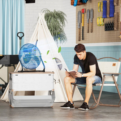 Tischventilator 120°,  4 Geschwindigkeitsstufen