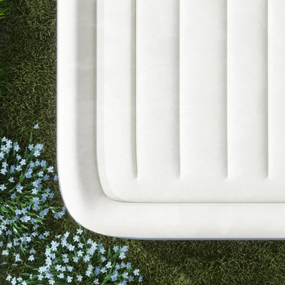 Doppel-Luftmatratze Campingbett 2 Personen  Kopfkissen & Elektropumpe 203x152x46cm